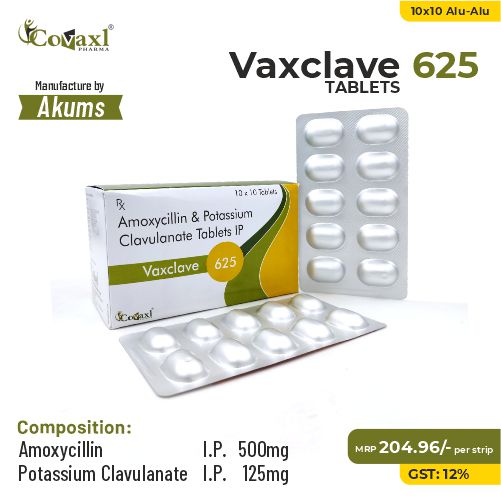 amoxycillin cv 625 tablets