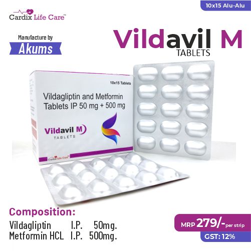 vildagliptin metformin hcl tablets