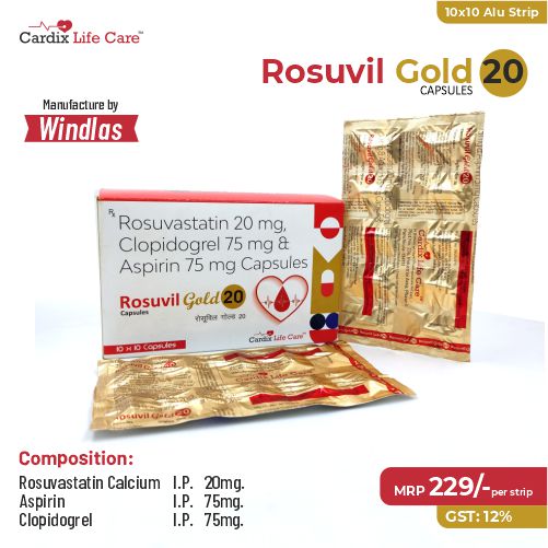 rosuvastatin aspirin and clopidogrel capsules