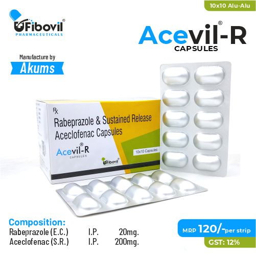 aceclofenac and rabeprazole sodium